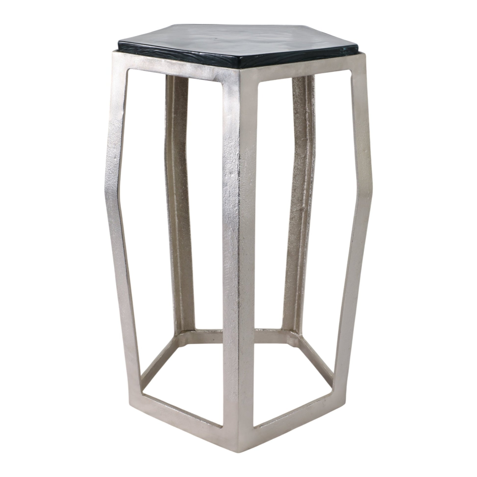 22" Hettinger Small Silver Accent Table Accent & End Tables| Sagebrook Home