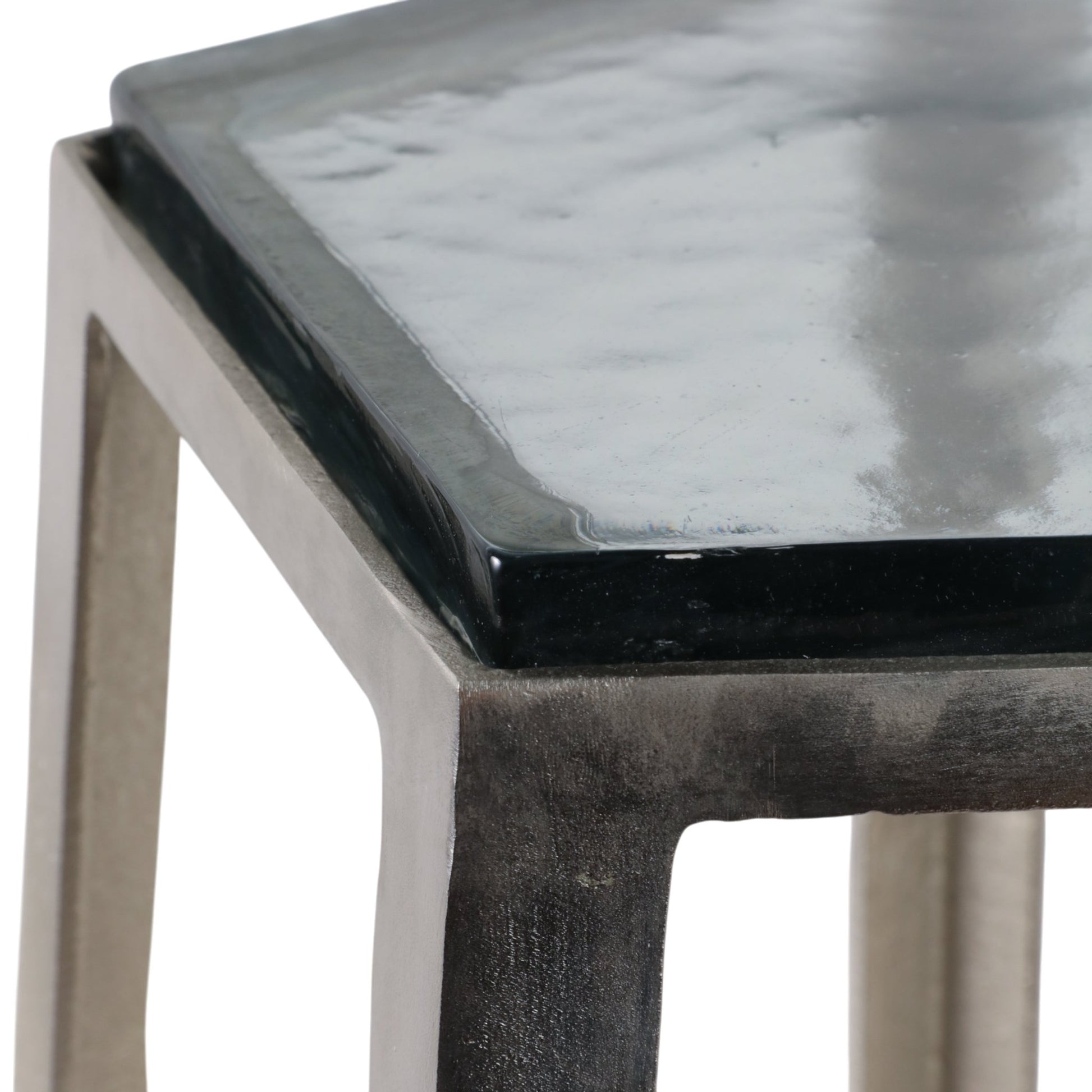 22" Hettinger Small Silver Accent Table Accent & End Tables| Sagebrook Home