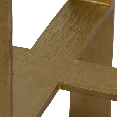 22" Kelpine Short Gold Accent Table - Al Rugaib Furniture