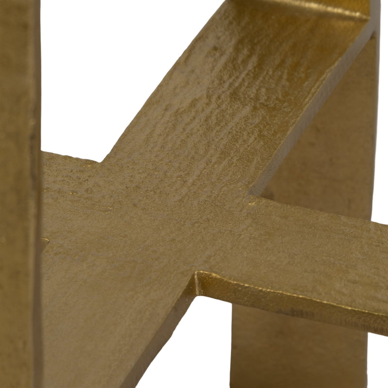 22" Kelpine Short Gold Accent Table - Al Rugaib Furniture