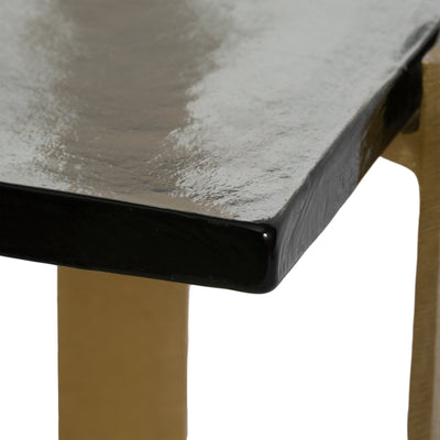 22" Kelpine Short Gold Accent Table - Al Rugaib Furniture