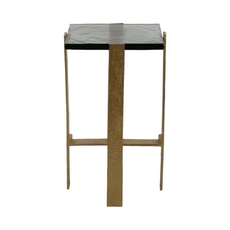 22" Kelpine Short Gold Accent Table - Al Rugaib Furniture