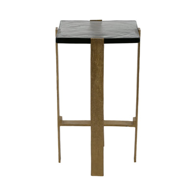 22" Kelpine Short Gold Accent Table - Al Rugaib Furniture