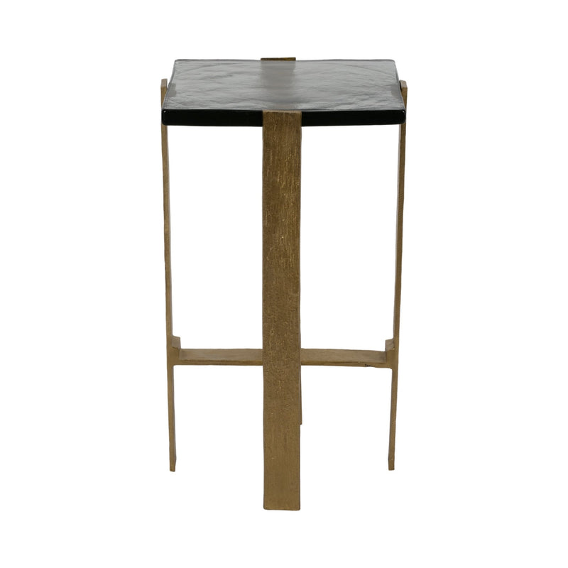 22" Kelpine Short Gold Accent Table - Al Rugaib Furniture