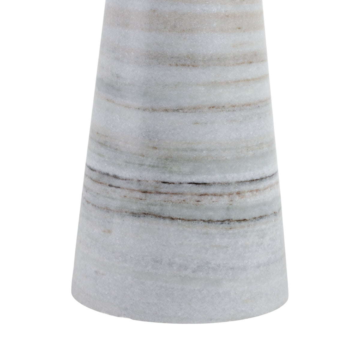 22" Panda Stone Marble Accent Table, Multi Accent & End Tables| Sagebrook Home