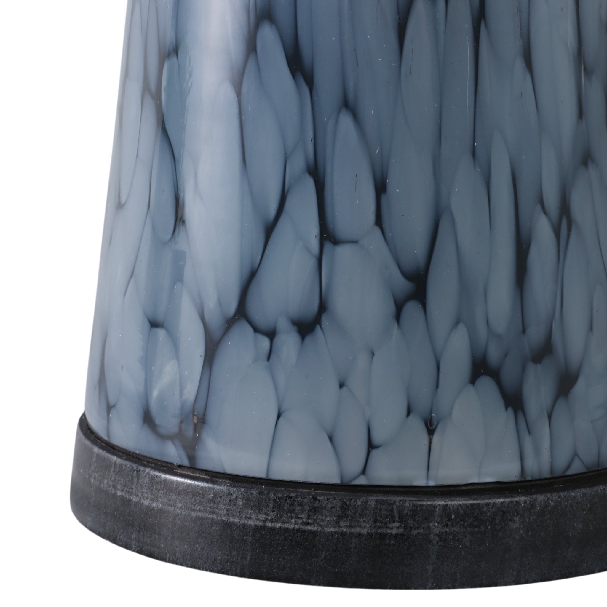 22" Posados Tall Art Table W/marble Top, Blue Accent & End Tables| Sagebrook Home