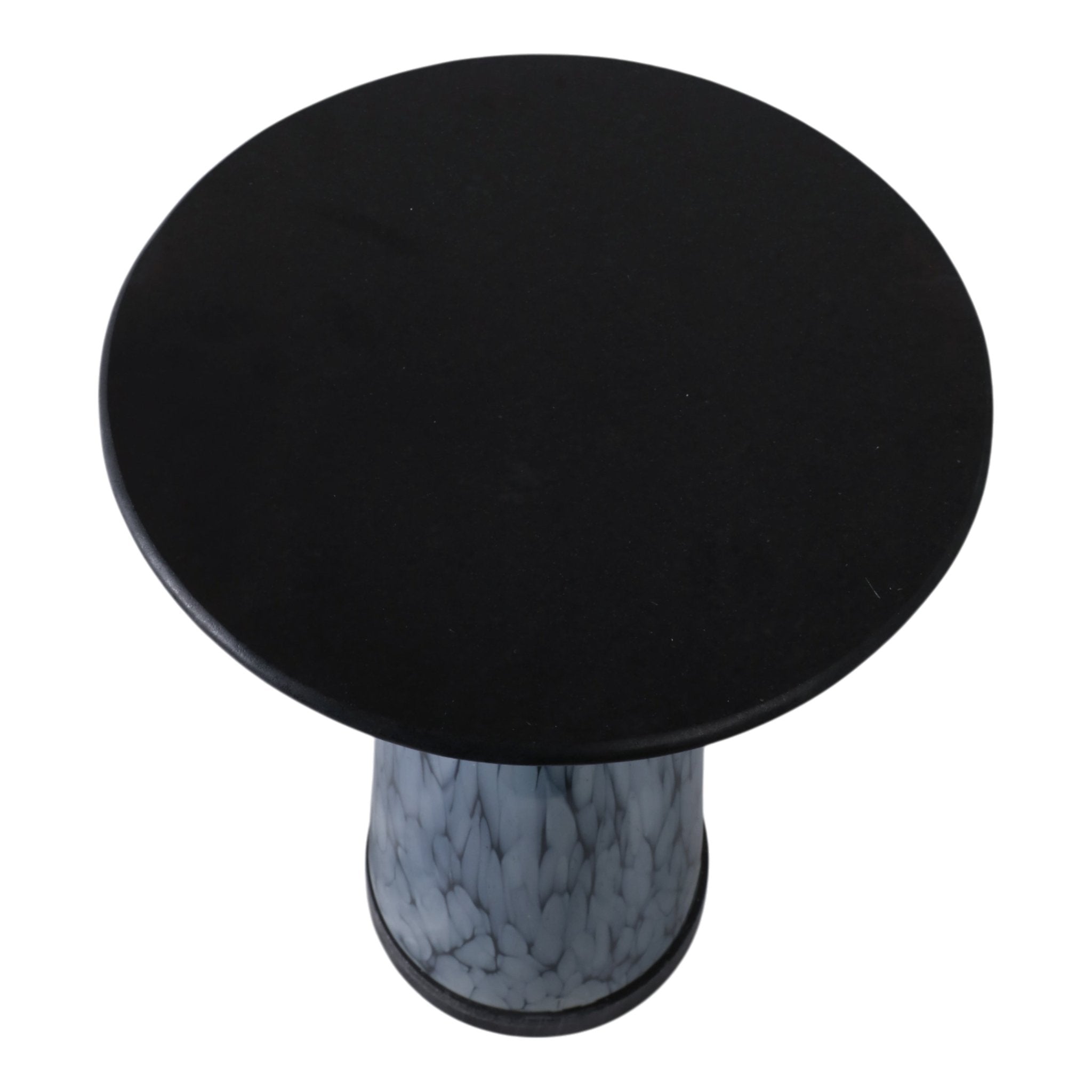 22" Posados Tall Art Table W/marble Top, Blue Accent & End Tables| Sagebrook Home