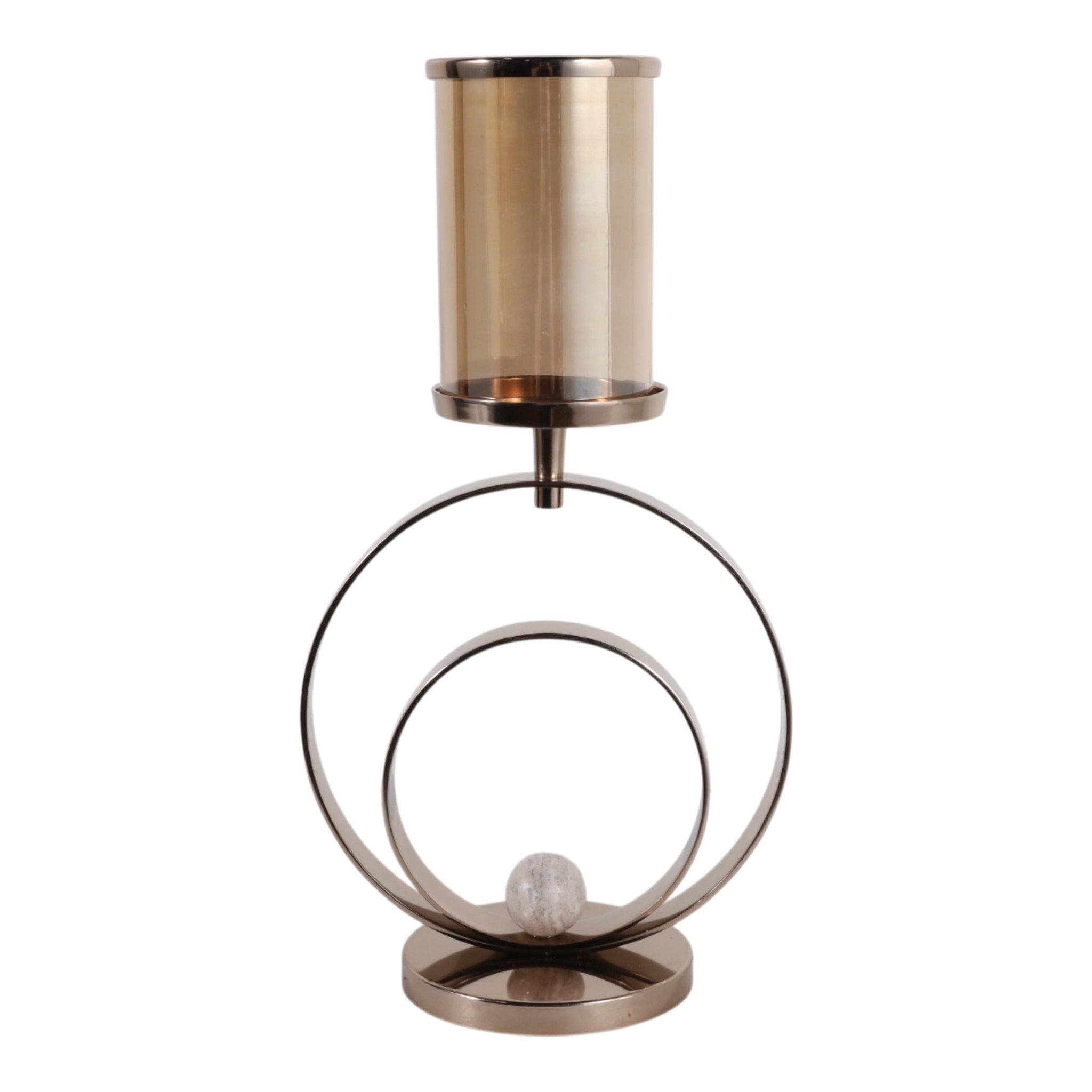 22" Preble Small Bronze Hurricane Lanterns| Sagebrook Home