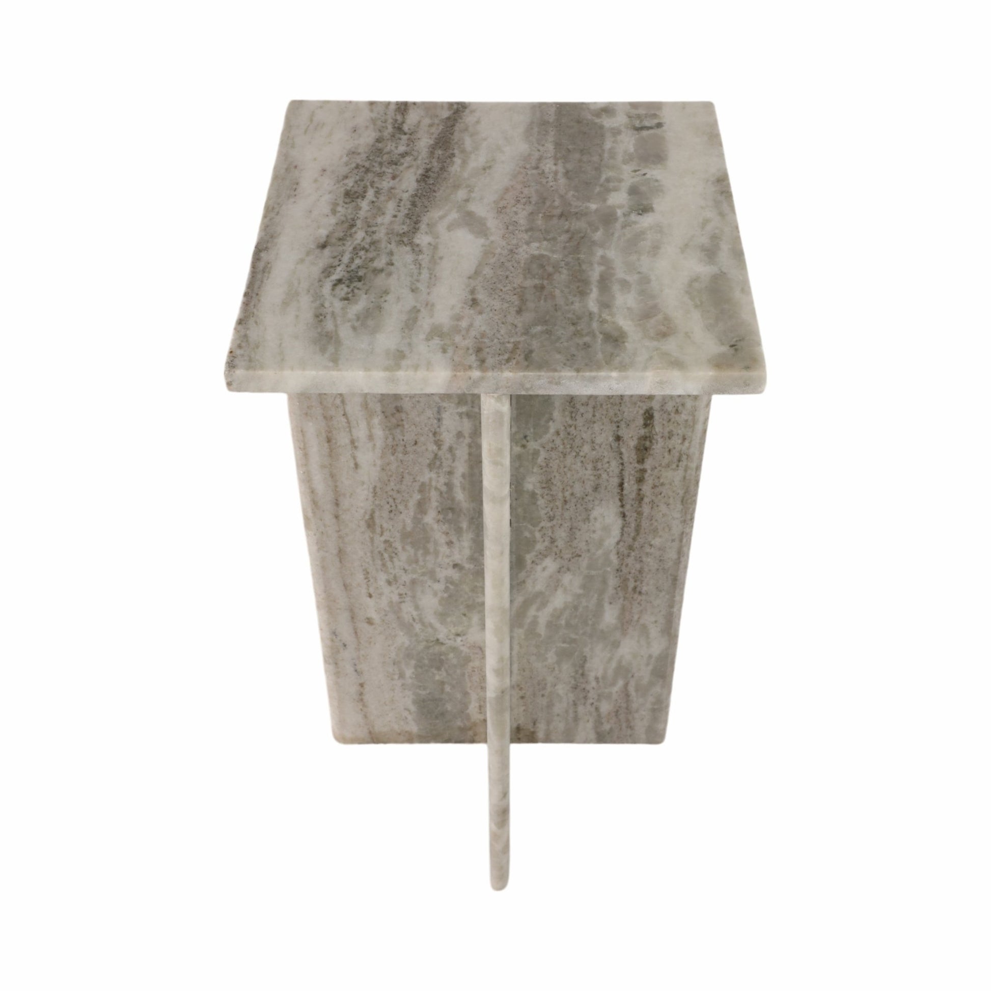 22" ROMMI SMALL MARBLE TABLE, WHITE Accent & End Tables| Sagebrook Home