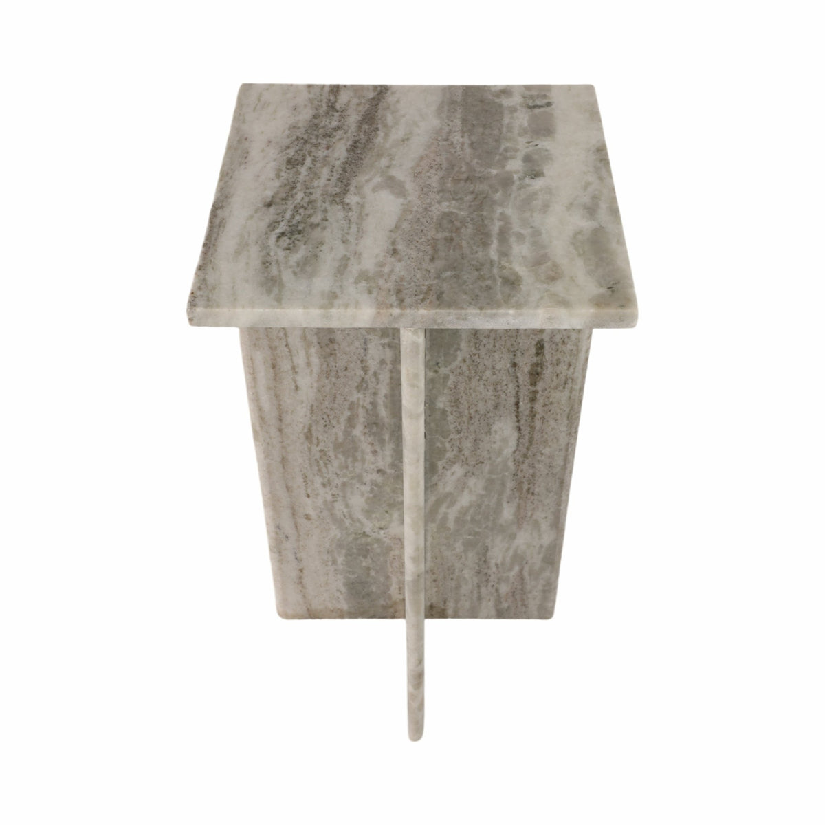 22" ROMMI SMALL MARBLE TABLE, WHITE Accent & End Tables| Sagebrook Home