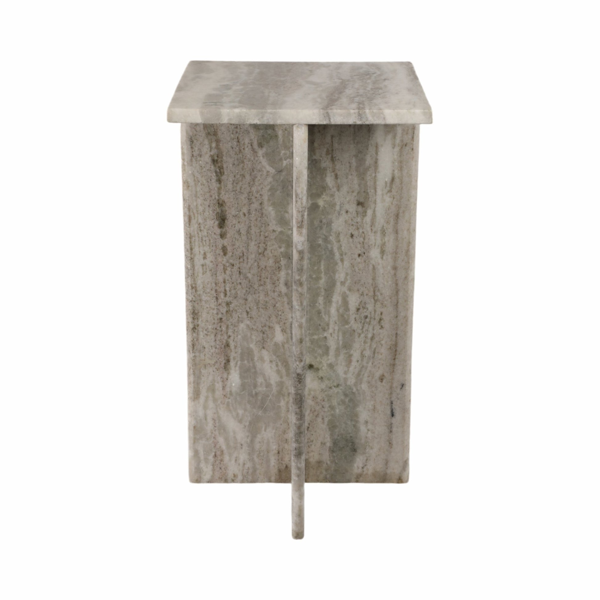 22" ROMMI SMALL MARBLE TABLE, WHITE Accent & End Tables| Sagebrook Home