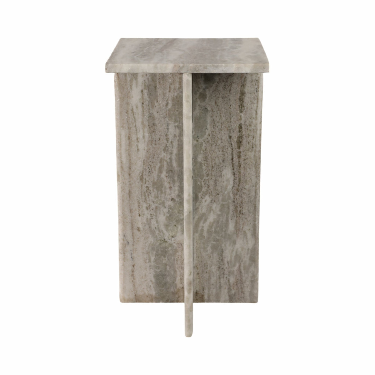 22" ROMMI SMALL MARBLE TABLE, WHITE Accent & End Tables| Sagebrook Home