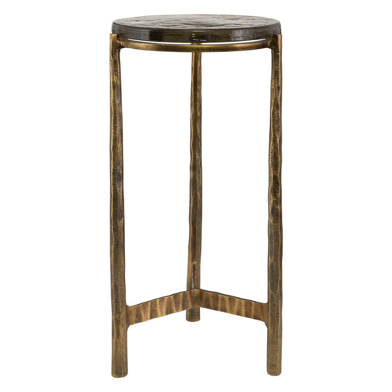 Eternity Accent Table, Brass