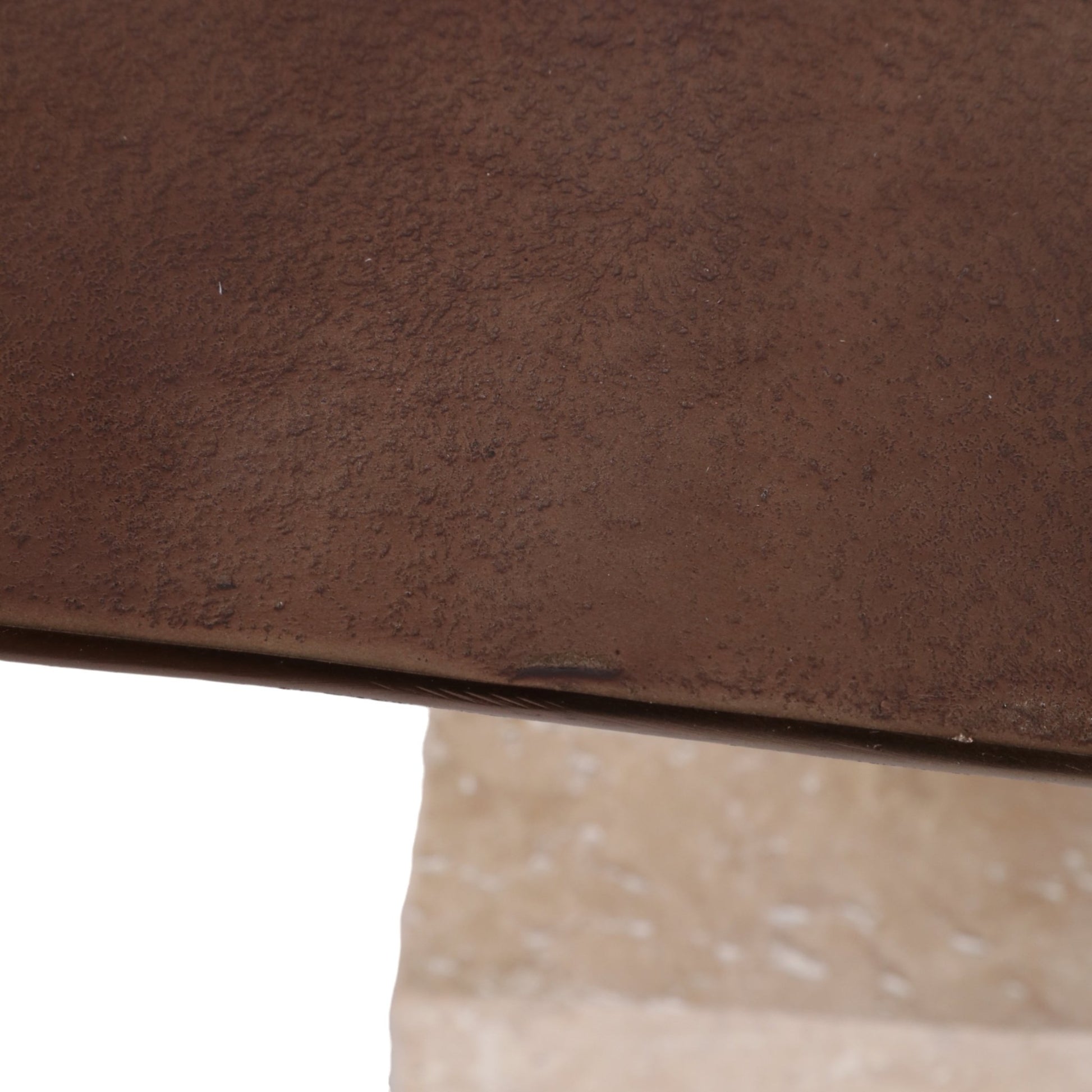 22x16" Travertine Block Base Accent Table, Bronze Accent & End Tables| Sagebrook Home