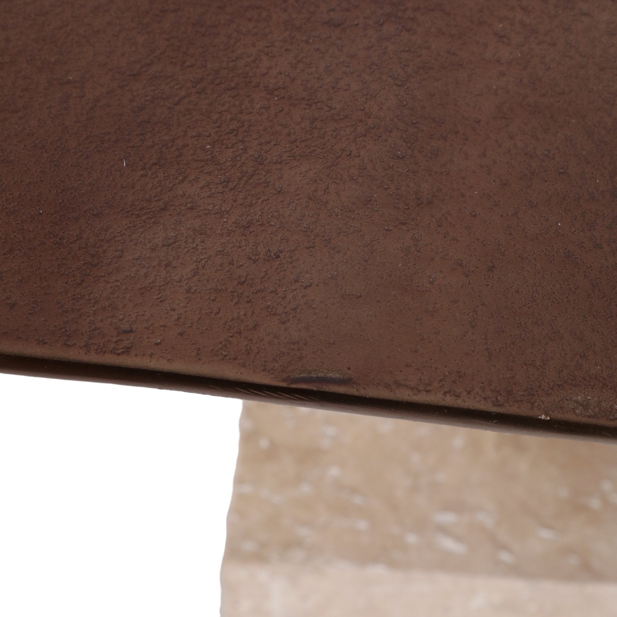 22x16" Travertine Block Base Accent Table, Bronze Accent & End Tables| Sagebrook Home