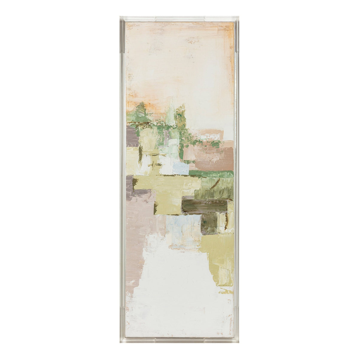 22X60 EDEN ACRYLIC FRAME HANDPAINTED WALL ART Wall Art| Sagebrook Home