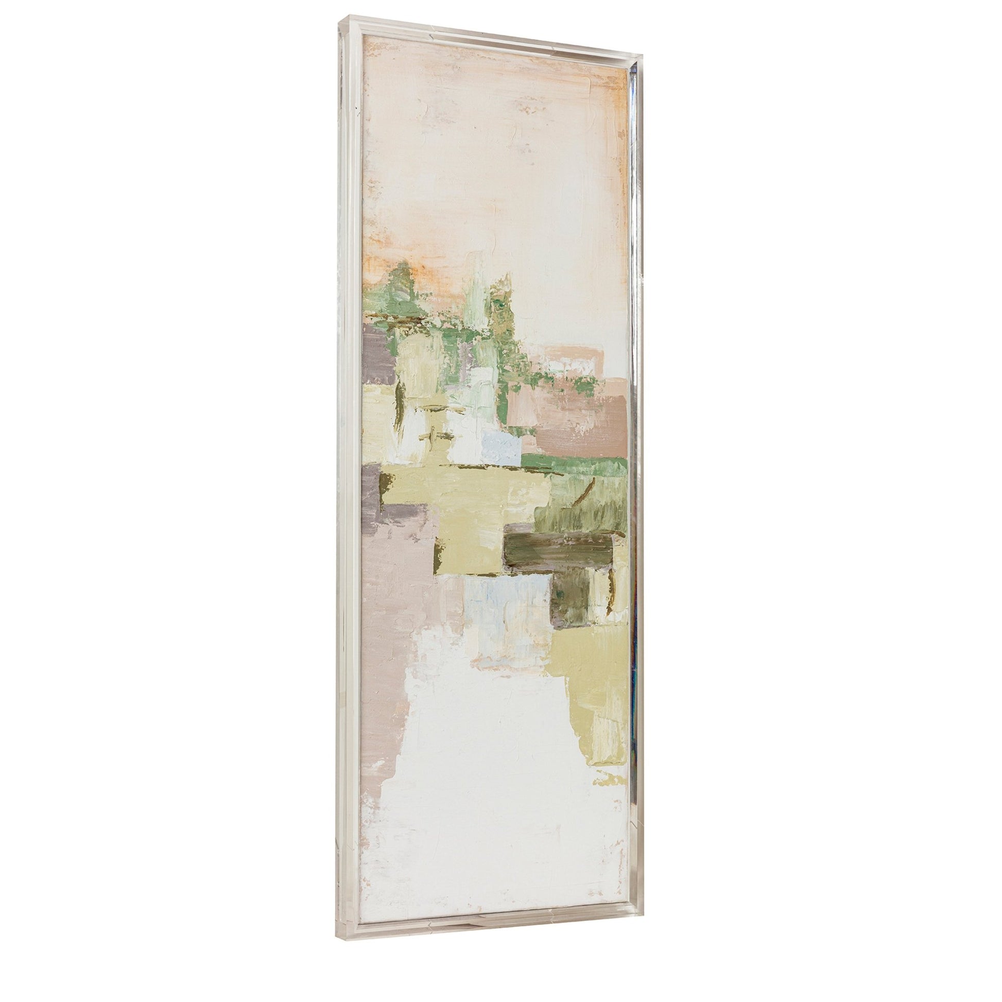 22X60 EDEN ACRYLIC FRAME HANDPAINTED WALL ART Wall Art| Sagebrook Home