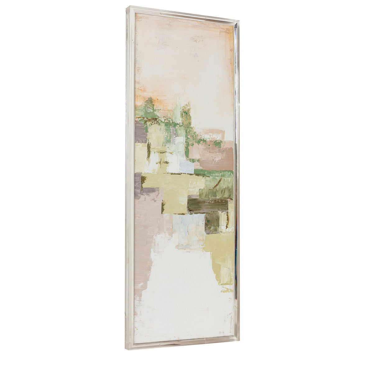 22X60 EDEN ACRYLIC FRAME HANDPAINTED WALL ART Wall Art| Sagebrook Home