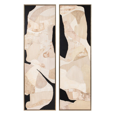 22X70 CROYDON HANDPAINTED WALL ART - SET OF 2 - Al Rugaib Furniture