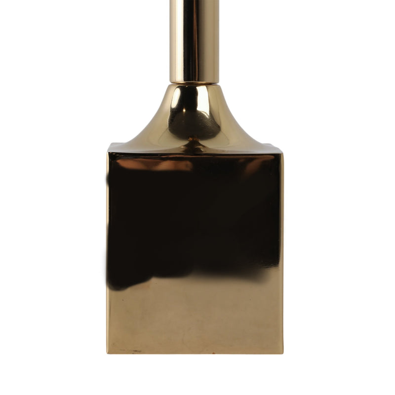 23" Frances Quartz Crystal Glass And Metal Accent - Al Rugaib Furniture