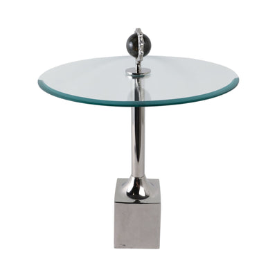 23" Macklin Labradorite Stone Glass And Metal Acc - Al Rugaib Furniture