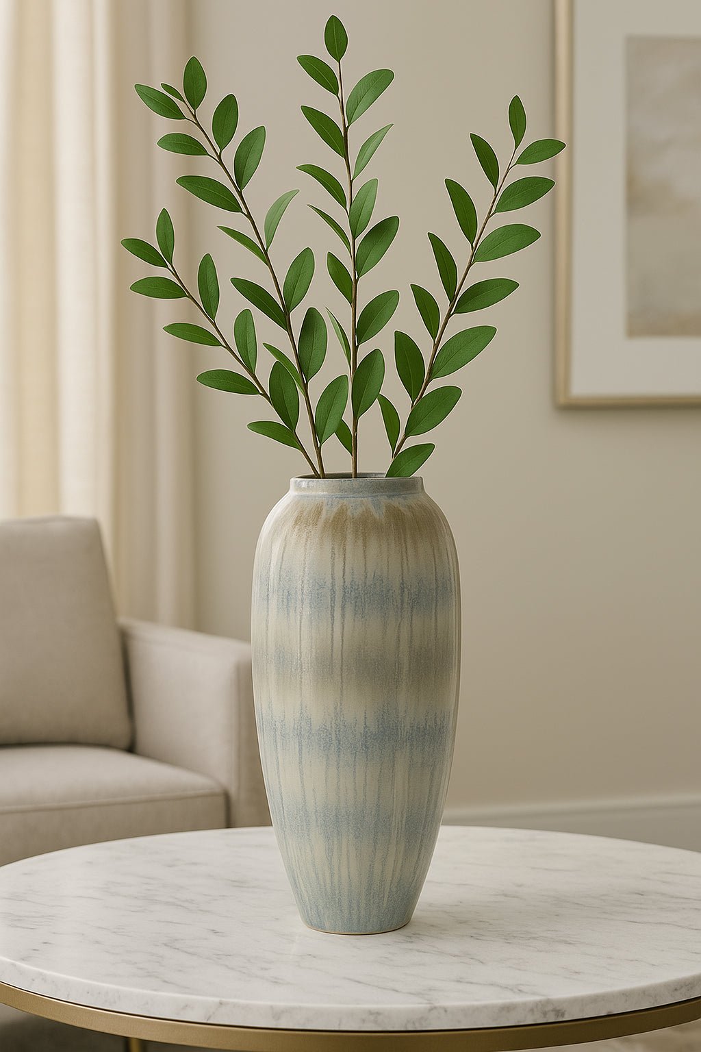 23" Medford Ceramic Vase Vases and Jars| Sagebrook Home