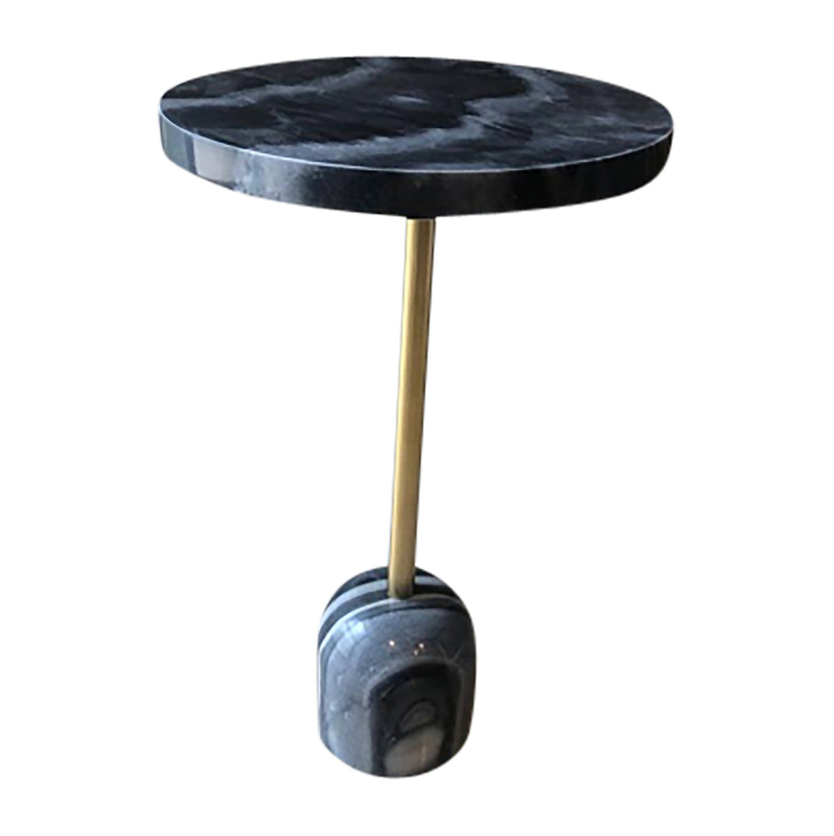 23" OXFORD SHORT MARBLE TABLE KD Accent & End Tables| Sagebrook Home