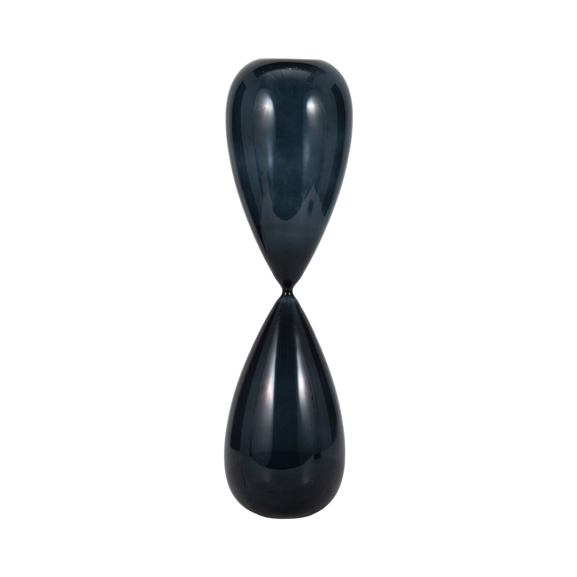 23" Sahini Large Navy Hourglass Table Decors| Sagebrook Home