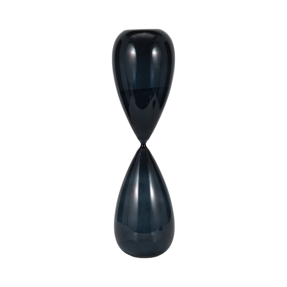 23" Sahini Large Navy Hourglass Table Decors| Sagebrook Home