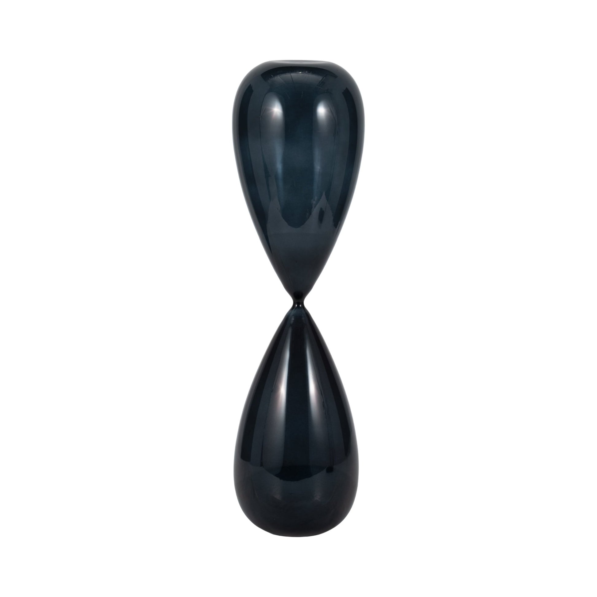 23" Sahini Large Navy Hourglass Table Decors| Sagebrook Home