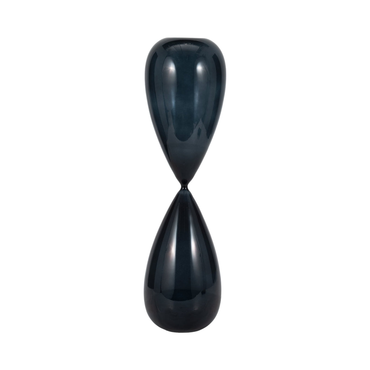 23" Sahini Large Navy Hourglass Table Decors| Sagebrook Home
