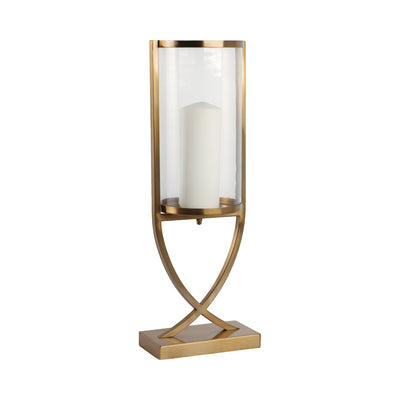 23" Tomah Small Gold Candle Holder - Al Rugaib Furniture