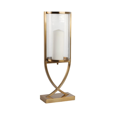 23" Tomah Small Gold Candle Holder - Al Rugaib Furniture