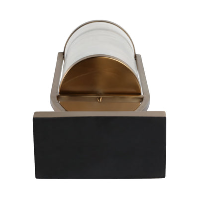 23" Tomah Small Gold Candle Holder - Al Rugaib Furniture