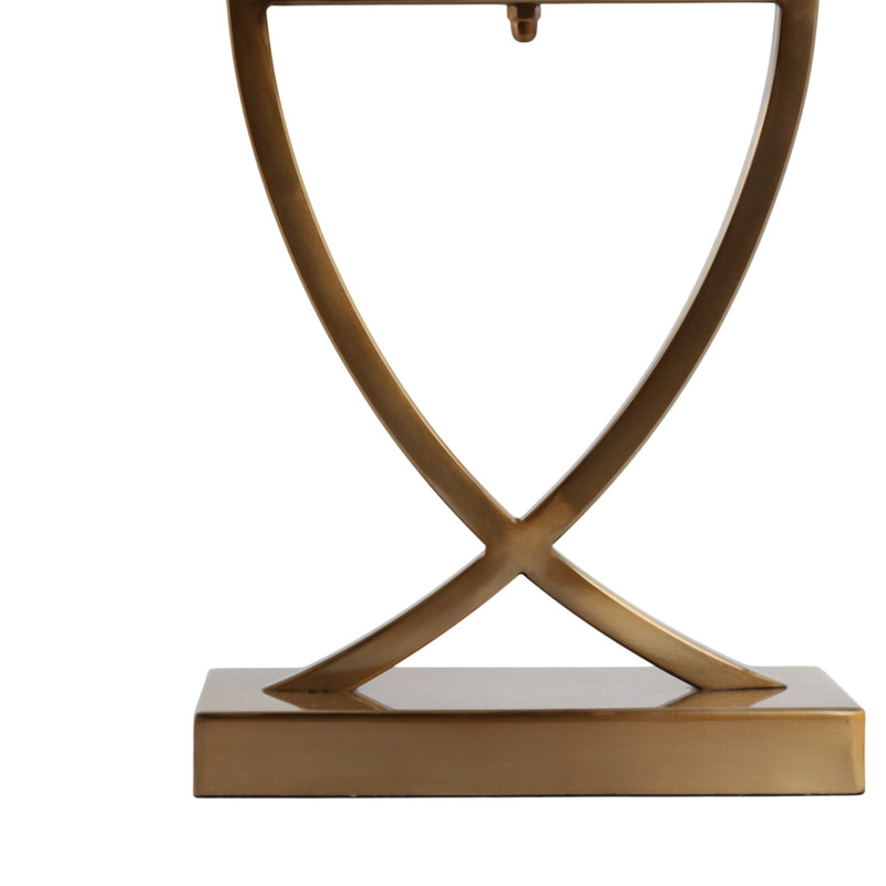 23" Tomah Small Gold Candle Holder - Al Rugaib Furniture