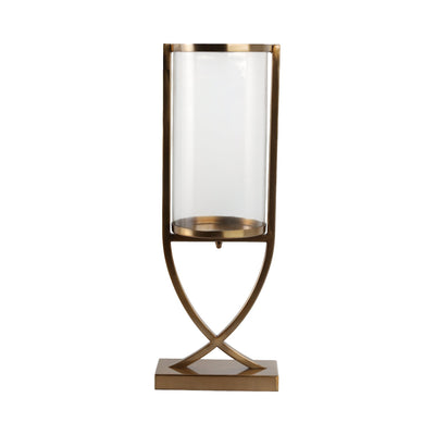 23" Tomah Small Gold Candle Holder - Al Rugaib Furniture