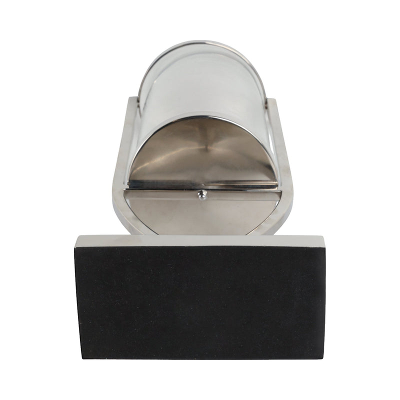 23" Tomah Small Silver Candle Holder - Al Rugaib Furniture