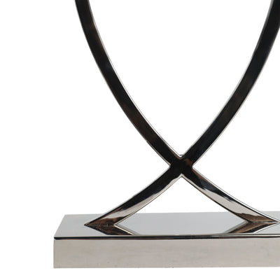 23" Tomah Small Silver Candle Holder - Al Rugaib Furniture