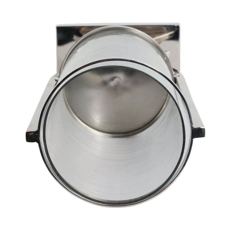 23" Tomah Small Silver Candle Holder - Al Rugaib Furniture