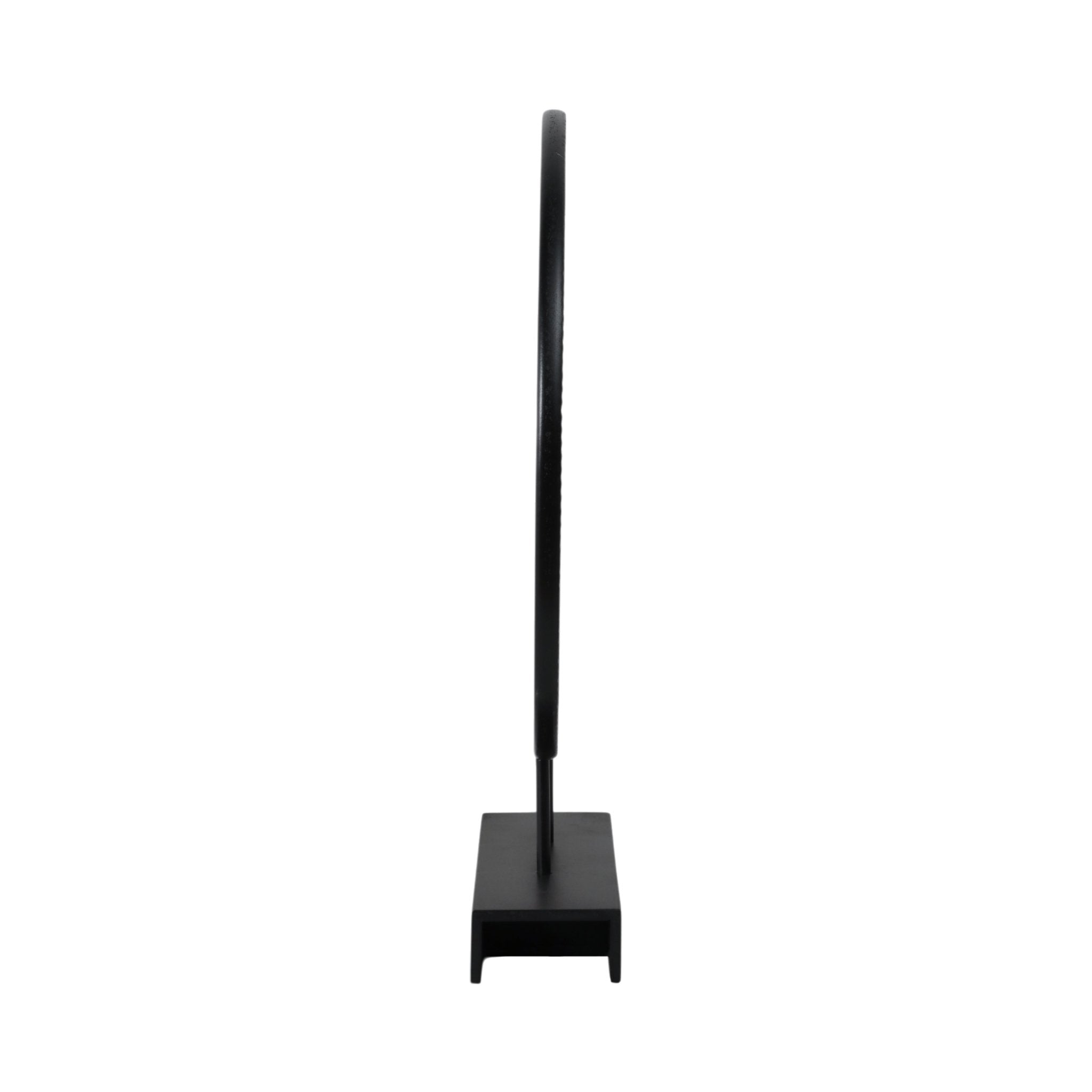 23" VOLTA SMALL BLACK WOOD RING STATUARY Vases and Jars| Sagebrook Home