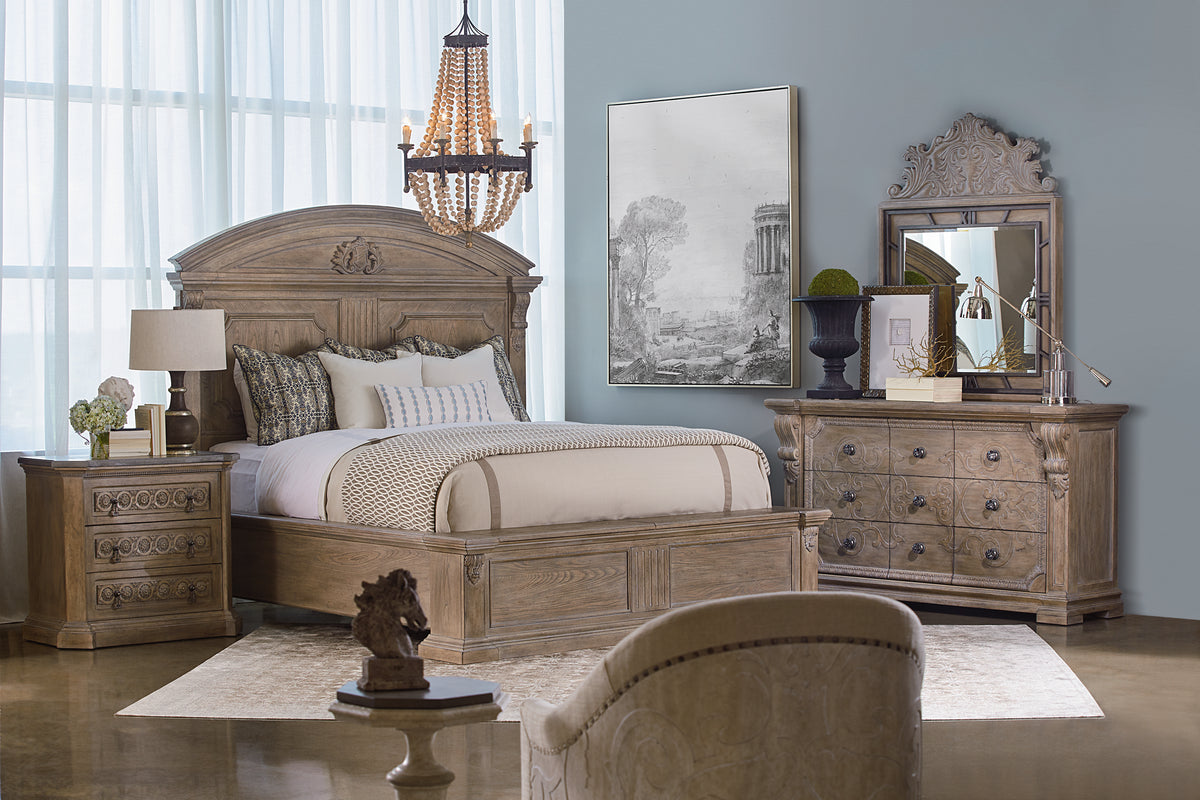 Arch Salvage King Chambers Panel Bed