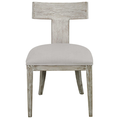 Idris Armless Chair, White