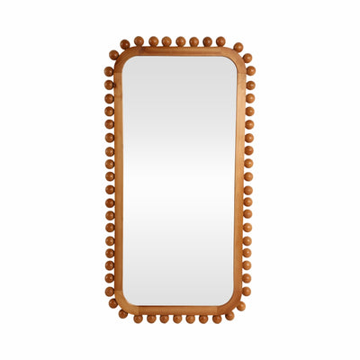 23x45" Knobby Rectangular Mirror, Natural - Al Rugaib Furniture