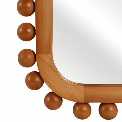 23x45" Knobby Rectangular Mirror, Natural - Al Rugaib Furniture