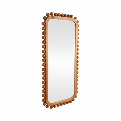 23x45" Knobby Rectangular Mirror, Natural - Al Rugaib Furniture