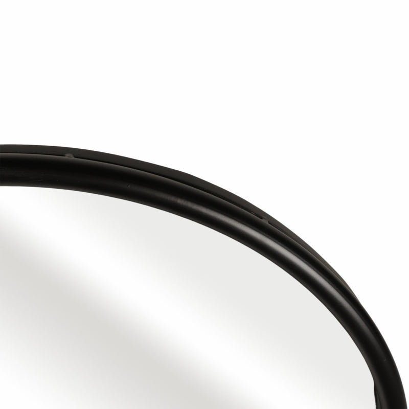 23x60 Rounded Standing Mirror, Black - Al Rugaib Furniture