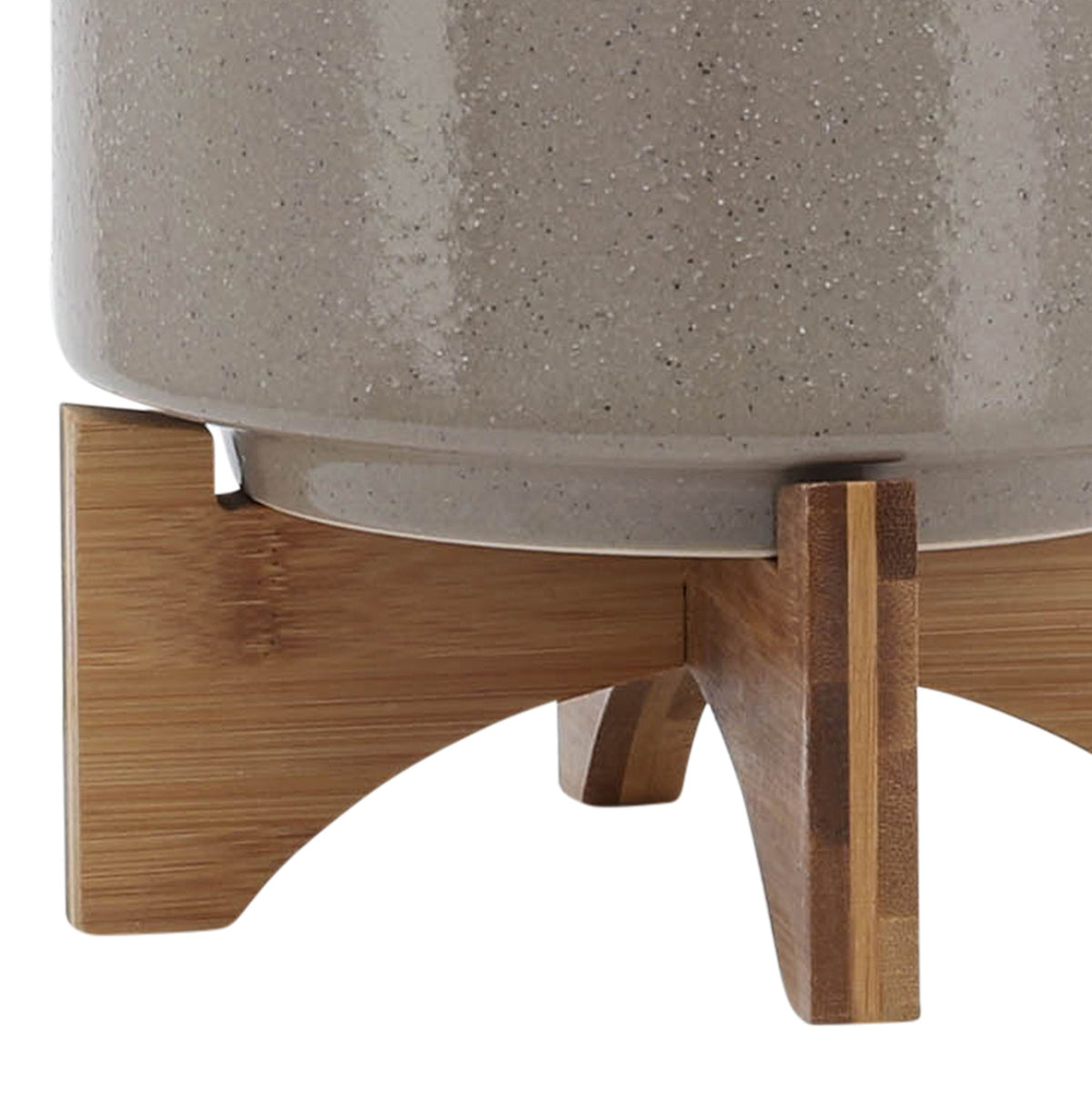 24" 2-TONE VASE, IVORY Outdoor Planters| Sagebrook Home