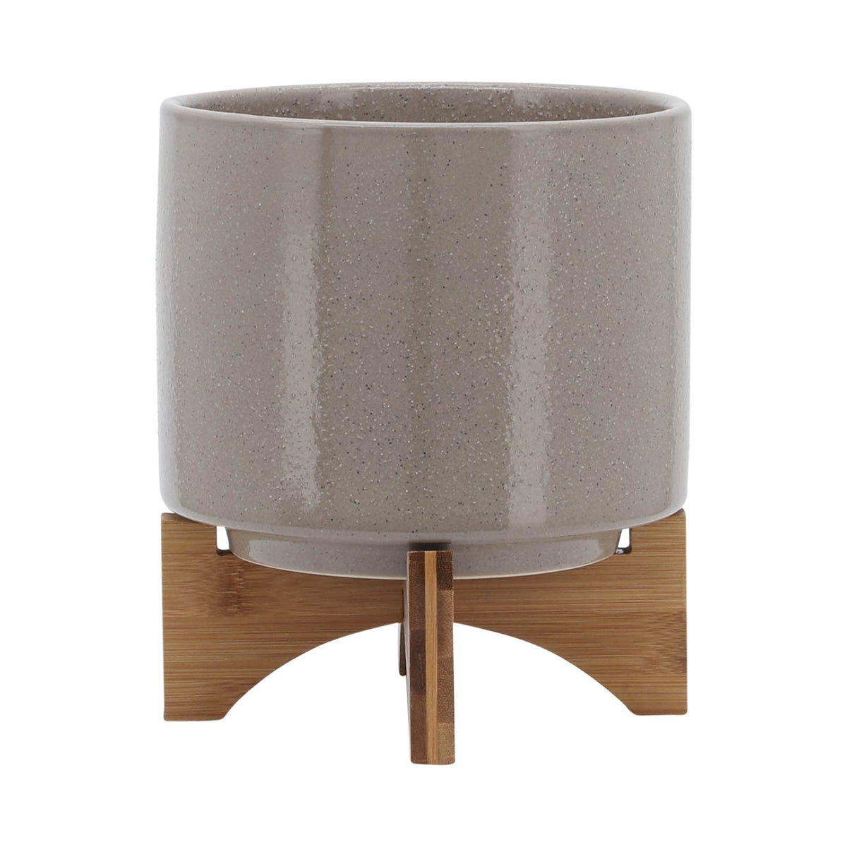 24" 2-TONE VASE, IVORY Outdoor Planters| Sagebrook Home