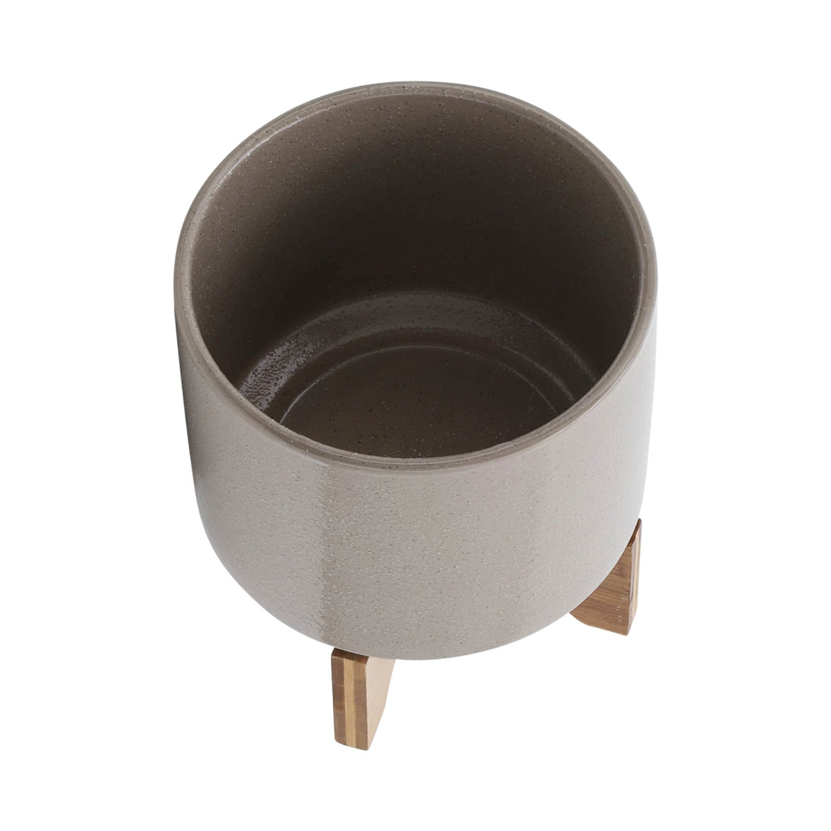 24" 2-TONE VASE, IVORY Outdoor Planters| Sagebrook Home