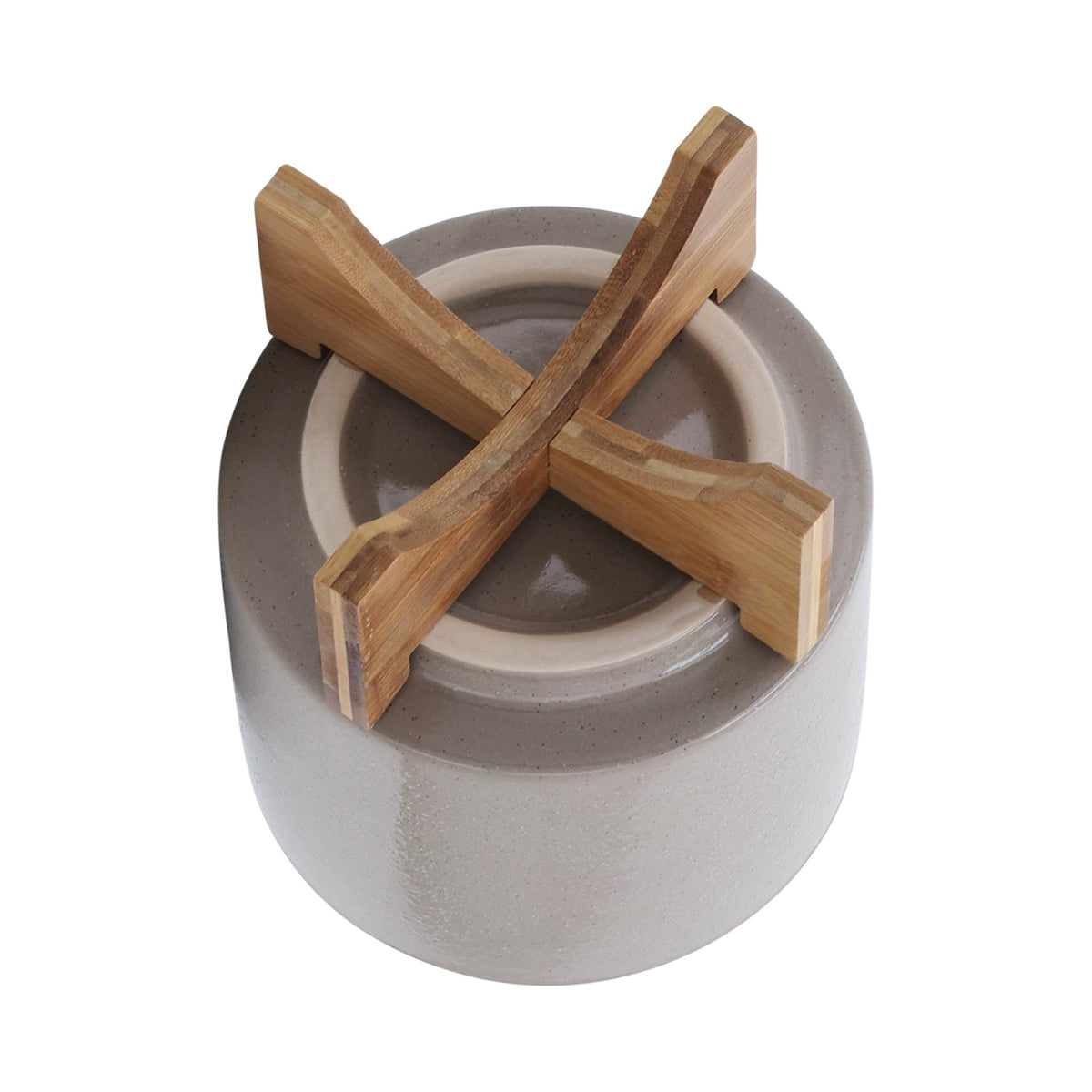 24" 2-TONE VASE, IVORY Outdoor Planters| Sagebrook Home